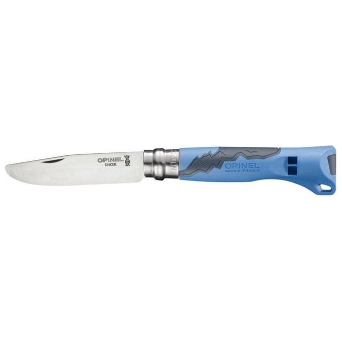 Opinel Outdoor Junior No. 07 Coltellino con Fischietto Rosso