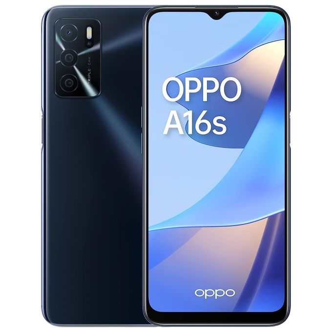 OPPO A16s 4Gb 64Gb 6.52” Dual Sim 5000mAh Crystal Black Vodafone