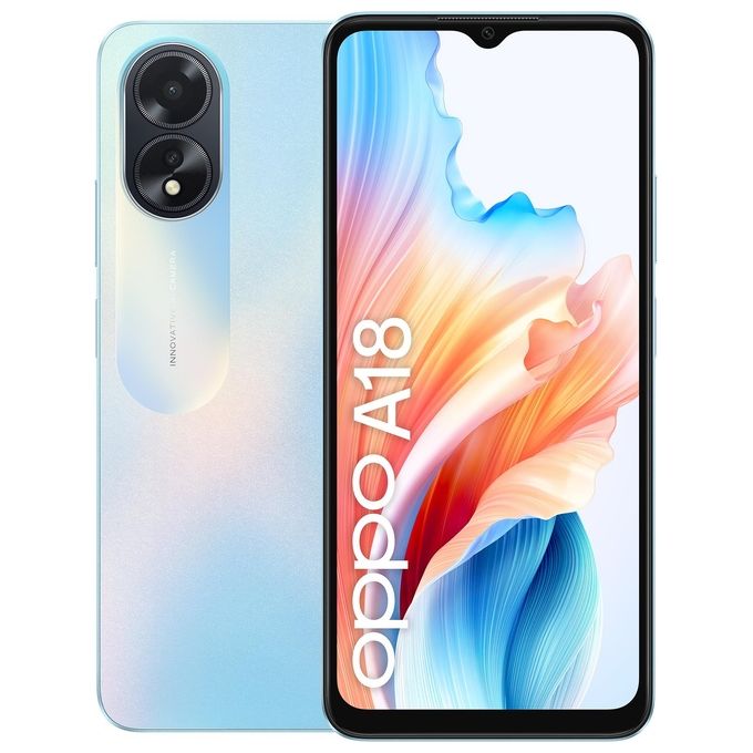 Image of Oppo A18 4Gb 128Gb 6.56'' Dual Sim Glowing Blue