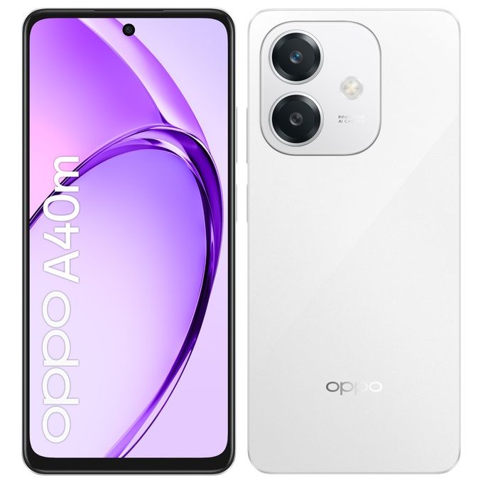 Image of Oppo A40m 8-256Gb 6.67'' Dual Sim Starlight bianco
