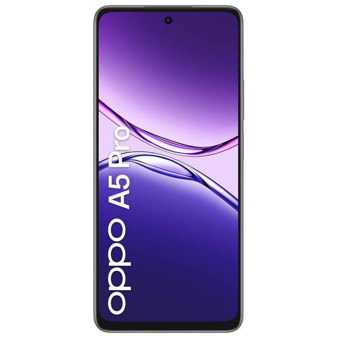 OPPO A5 Pro Smartphone 4G 50MP 6.67'' 5800mAh 8GB-256GB Android 15 Nero-Marrone