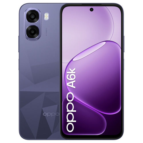 A6k Smartphone Doppia Fotocamera 13MP Display 6.75" 120Hz 4GB RAM 256GB Nero