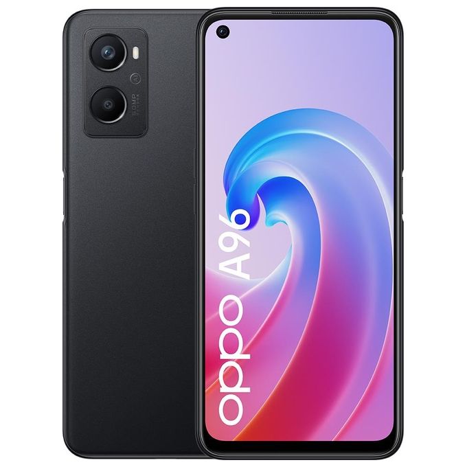 OPPO A96 8Gb 128 Gb Display 6.59” Dual Sim Fotocamera 50 Mp+AI e 16Mp 5000mAh Starry Black