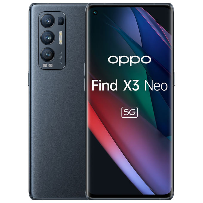 Oppo Find X3 Neo 5G 12Gb 256Gb 6.55" Amoled Dual Sim Black Operatore