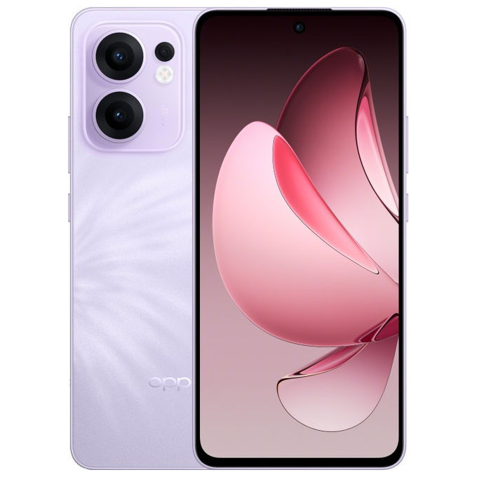 Image of OPPO Reno13 FS Smartphone 5G 6.67'' AMOLED 512GB 12GB RAM Tripla Fotocamera Viola