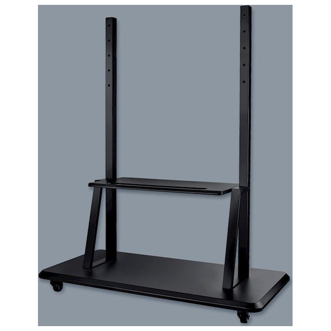 Optoma W3F00000041 Carrello Trolley ST05 per Monitor Nero Fino a 86 Pollici