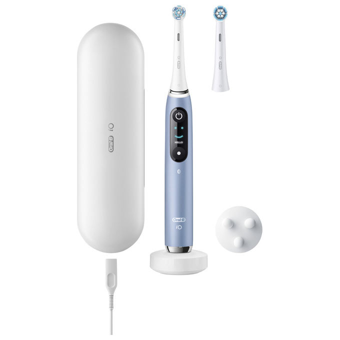 Oral-B 80837837 Spazzolino Elettrico Adulto Blu Bianco 2 Testine