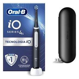 Oral-B iO 4S Spazzolino Tecnologia 2D 7600 Roto-Oscillazioni Nero