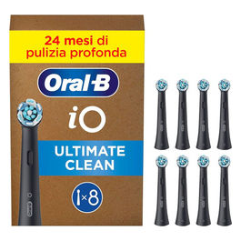 Testine di Ricambio iO Ultimate Clean Nero 3 pz per Spazzolini iO