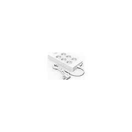 HPC-6A5U-V1-EU Multipresa 6 Schuko 16A 5 Usb 8A Bianco