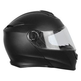 Casco modulare in ABS DELTA BASIC SOLID Nero Opaco