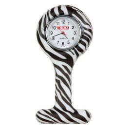 Orologio Per Infermieri - Rotondo - Fantasia Zebra 1 pz.