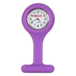 Orologio Per Infermieri - Rotondo - Viola 1 pz.