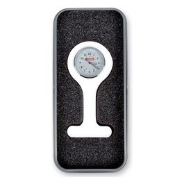 Orologio Per Infermieri Con Scatola Alluminio - Rotondo - Bianco 1 pz.