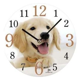 Orologio Muro D33.5 Vetro Cane