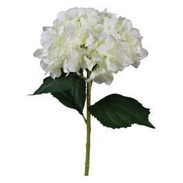 Ortensia in Plastica 80 cm Bianco
