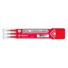 Osama Confezione 12 Riscrivi Refill Gel Cancellabile Rosso