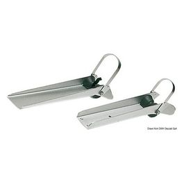 Musone di prua inox 393 x 52 mm 01.118.86