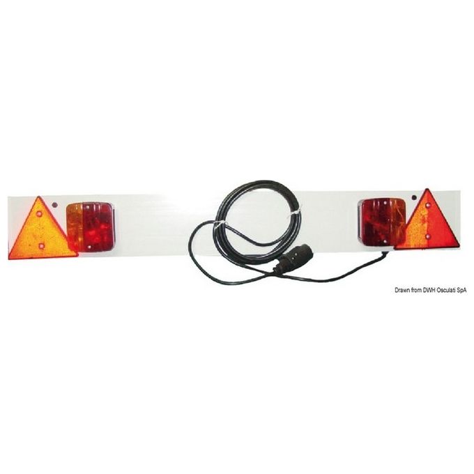 Image of Barra posteriore in plastica con luci 120 cm 02.023.15