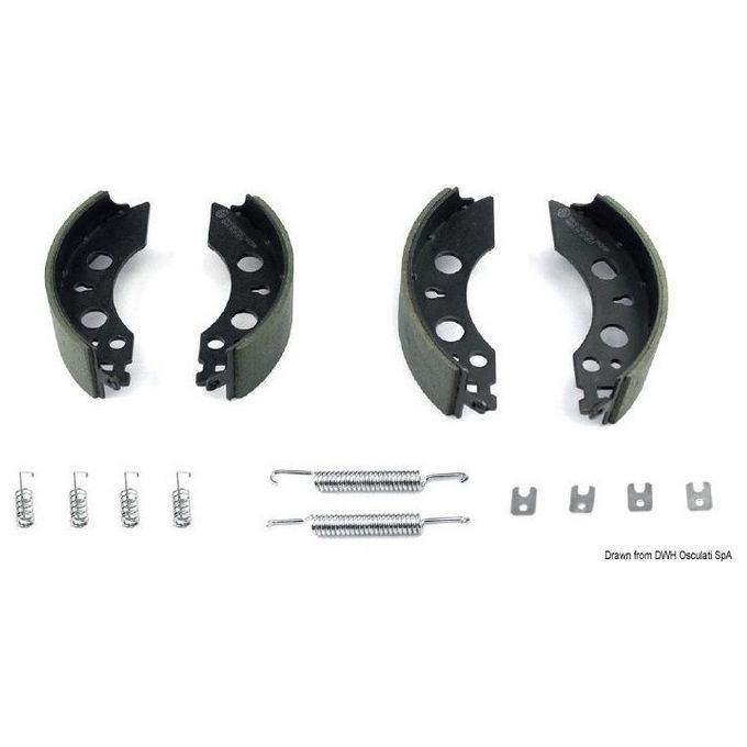 Image of Kit freni carrello BPW S2005-7 RASK 200x50 02.035.06