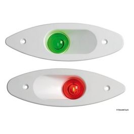 Fanale ABS ad incasso verde/bianco 11.129.12