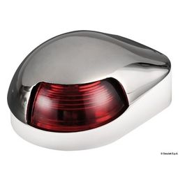 Fanale di coperta inox 112,5 gradi rosso 11.507.06