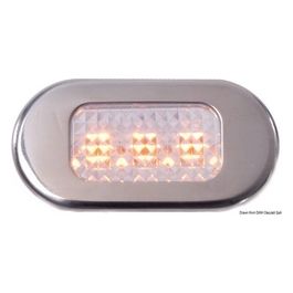 Luce cortesia inox 3 LED gialli 13.181.01