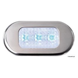 Luce cortesia inox 3 LED blu 13.181.03