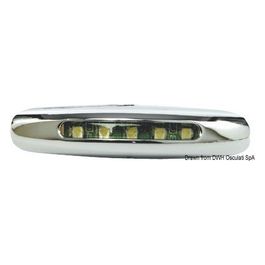 Luce cortesia cromata 5 LED blu 13.187.02