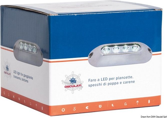 Faro subacqueo 2 LED bianchi 13.280.96