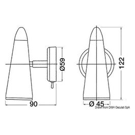 Faretto Argo ottone cromato 13.485.01