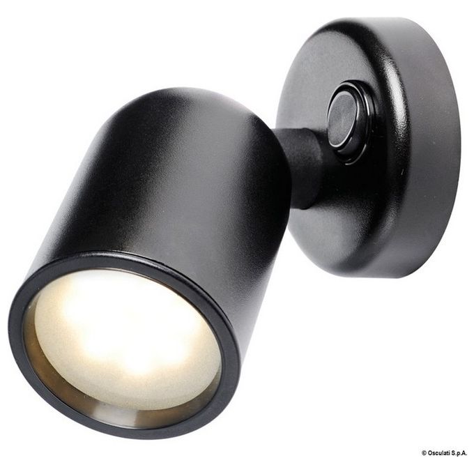 Faretto ABS nero LED 13.517.00