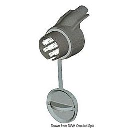 Adattatore carrello 7-13 poli 12 V 14.190.50