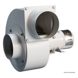Aspiratore centrifugo acciaio 24 V 0,30 KW 16 A LD 16.102.11