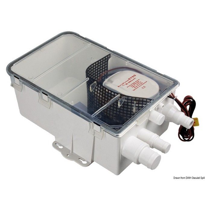 Pozzetto Acque Grigie Europump Auto 12 V 16.130.12 Osculati eBay