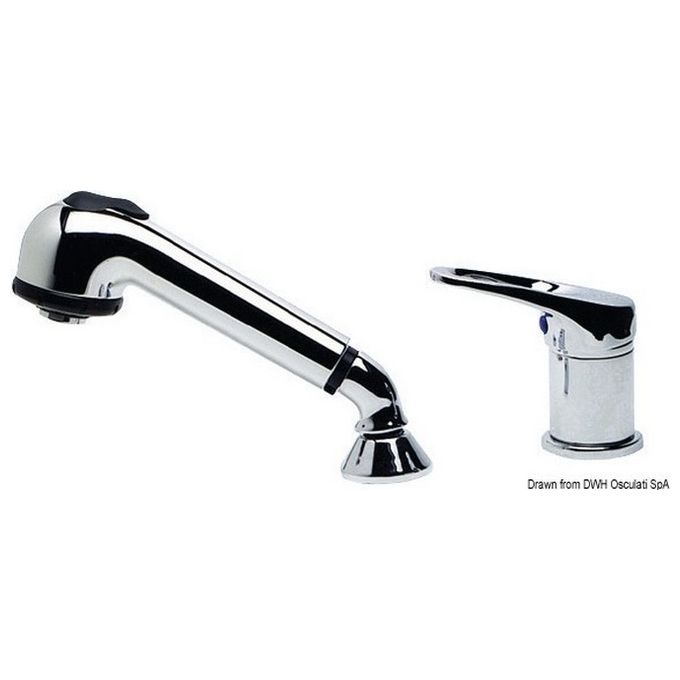 Image of Miscelatore monocomando + doccia estraibile 17.016.00