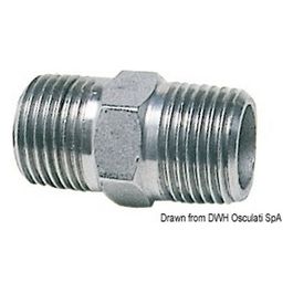 Nipple doppio inox 1''1/2 17.125.06