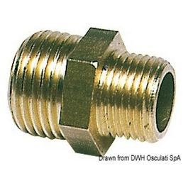 Nipple ottone doppio 1'' x 1'' 1/4 17.227.04