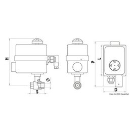 Valvola PN40 1'' 1/4 con pannello 17.240.05