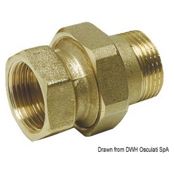 Raccordo 3 pezzi diritto 1'' 1/4 17.273.04