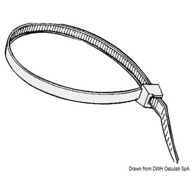 Image of Fascette riapribili in nylon bianco 3,5 cm 18.032.52
