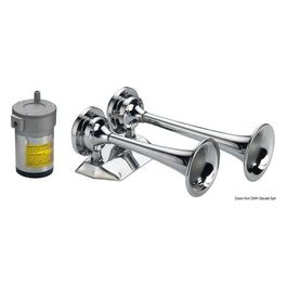 Tromba cromata 2 corni 12 V 21.443.12
