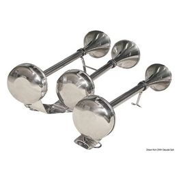 Tromba inox doppia 12 V 21.452.04