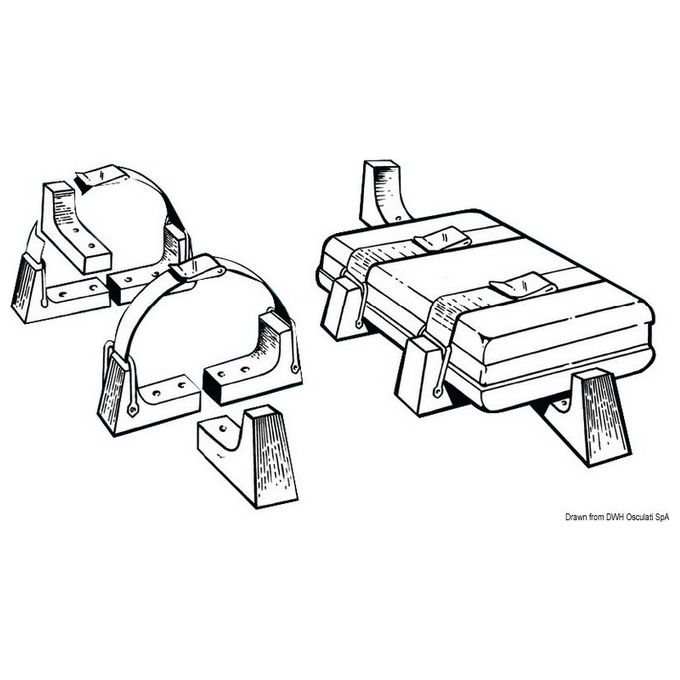 Kit di supporto per zattera rigida 22.711.02