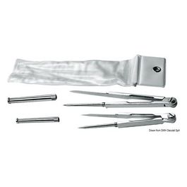Compasso ottone cromato 140 mm 26.142.60