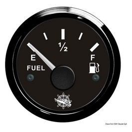 Indicatore carburante 240/33 Ohm nero/nera 27.320.01