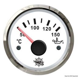 Indicatore temperatura olio 50/150 gradi bianco/lucida 27.322.09