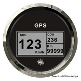 Log con bussola e totalizzatore GPS nero/lucida 27.781.03
