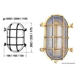 Lampada tartaruga ovale 165 x 235 mm 32.203.50