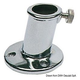Basetta ottone cromato per asta 25 mm 35.158.02